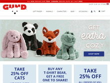 Tablet Screenshot of gund.com